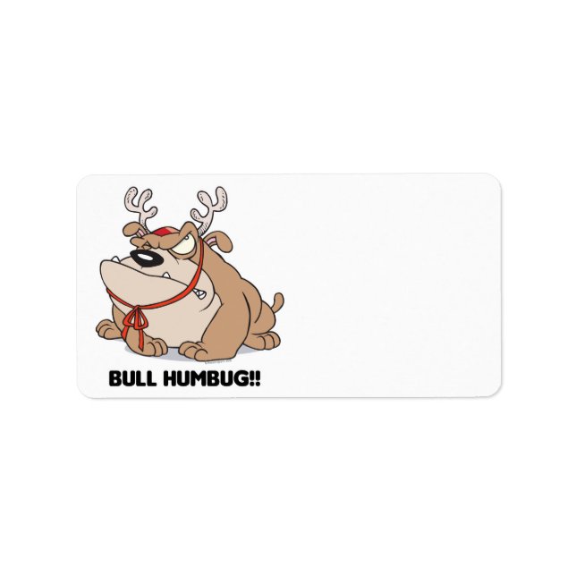 bulldog humbug label (Front)