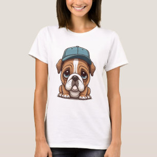 Bulldog in a cap T-Shirt