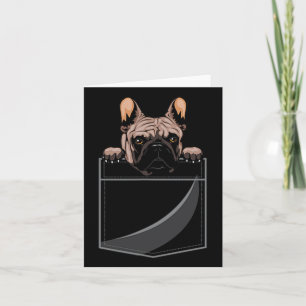 Bulldog In A Pocket Card