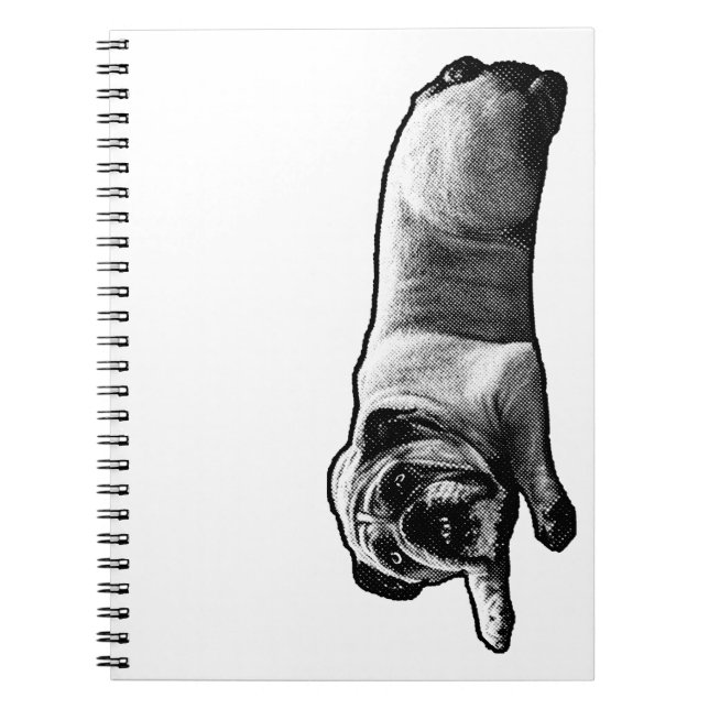 Bulldog In The Margins Notebook (Front)