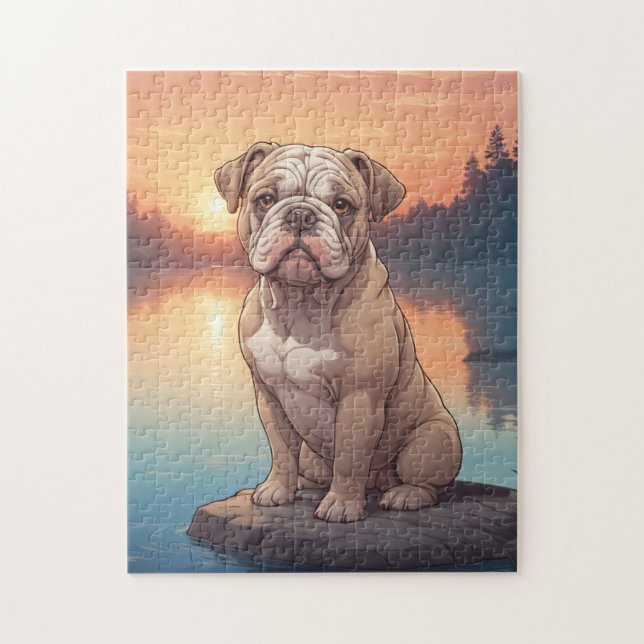 Bulldog Jigsaw Puzzle (Vertical)