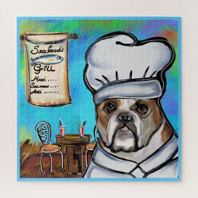 Bulldog             jigsaw puzzle (Vertical)