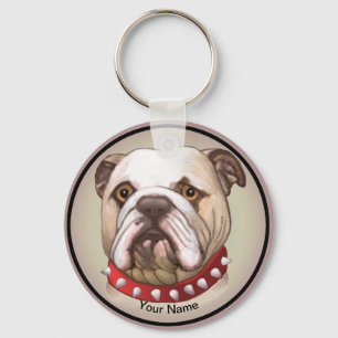Bulldog Key Ring