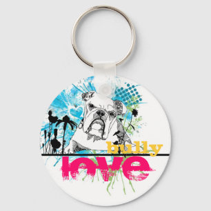 Bulldog Key Ring