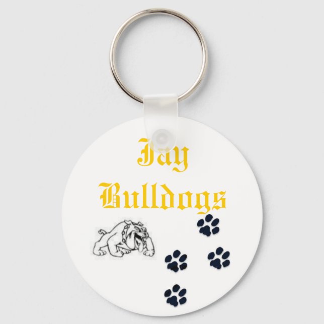 bulldog keychain (Front)
