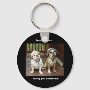 Bulldog Keychain