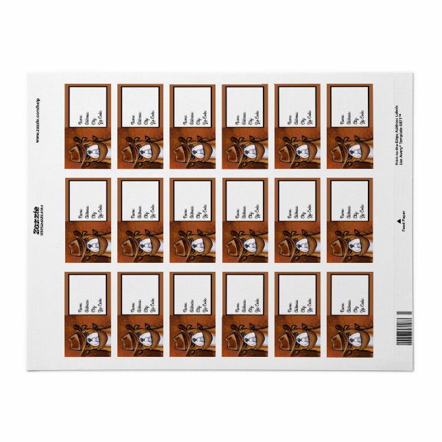  Bulldog     Label (Full Sheet)