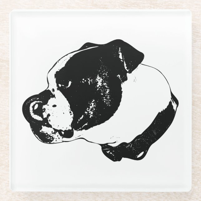 Bulldog Lick Stone Coaster (Front)