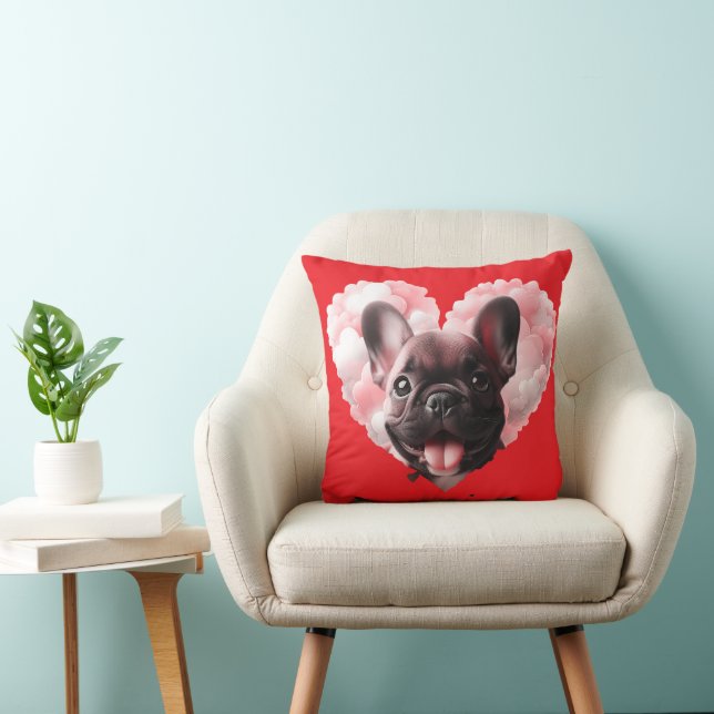 Bulldog Love Cushion (Chair)