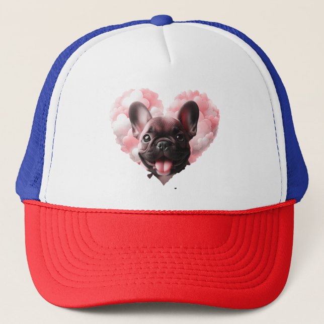 Bulldog Love Trucker Hat (Front)