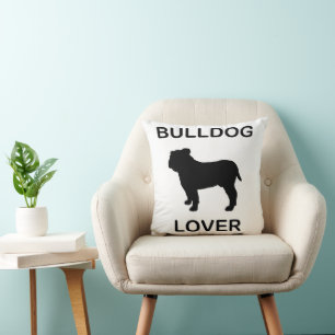 bulldog lover cushion