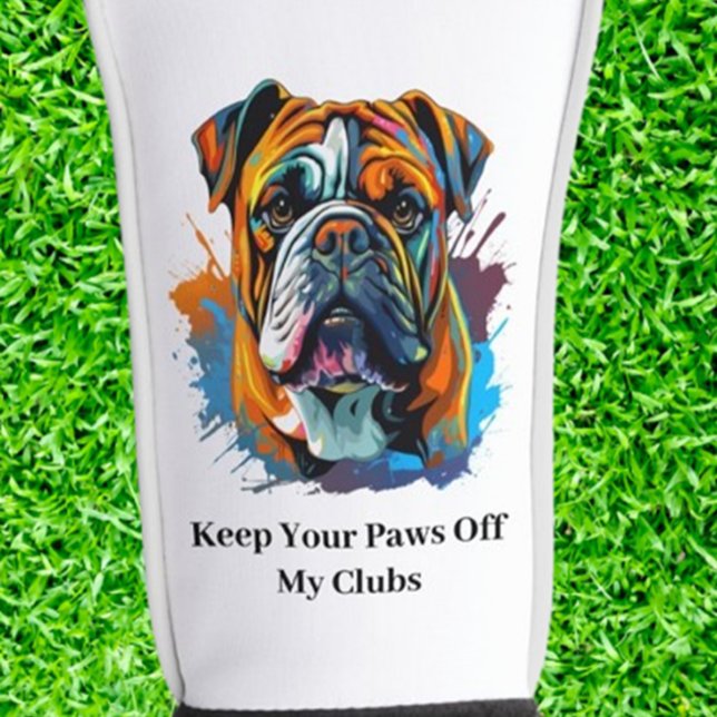 Bulldog-Lover Putter   Golf Head Cover (Protect your putter in style with our Bulldog-Lover Putter Golf Head Cover.  )