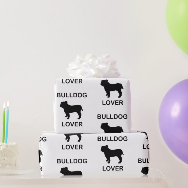bulldog lover wrapping paper (Party Gifts)