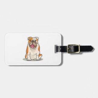 Bulldog Luggage Tag