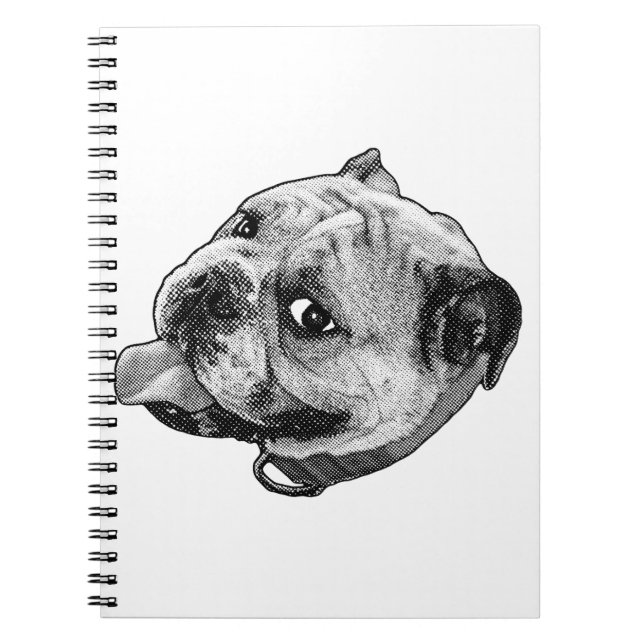 Bulldog Manga Notes Notebook (Front)