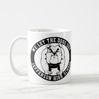 Bulldog Mascot Athlete We Let The Dogs Out School Coffee Mug