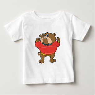 Bulldog Mascot Baby T-Shirt