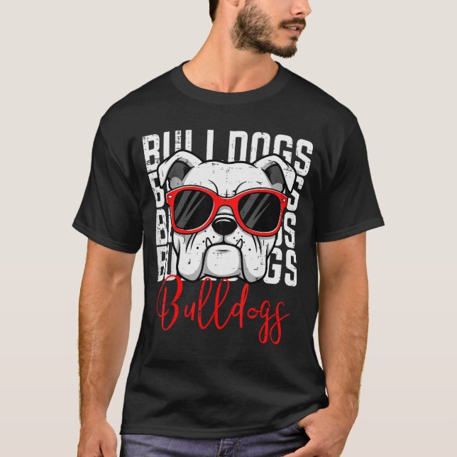 Bulldog Men Women Boys Girls Youth Kids Teen  T-Shirt (Front)