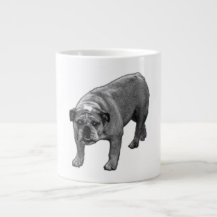 Bulldog Merry Dot Brew Large Coffee Mug