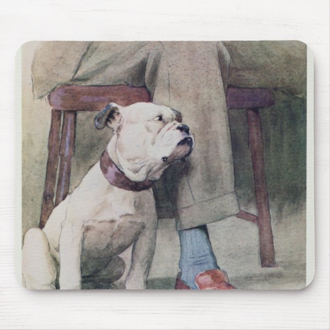Bulldog Mouse Pad (Front)