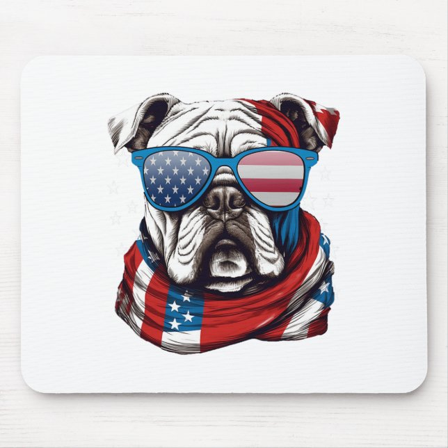 Bulldog  mouse pad (Front)
