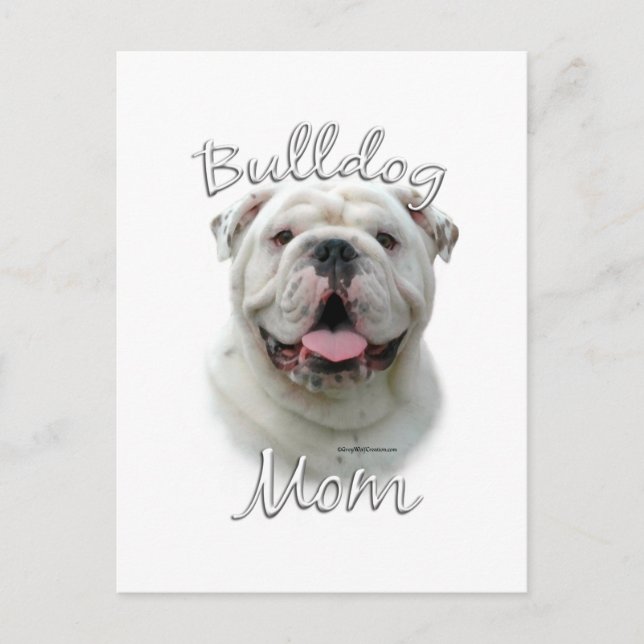 Bulldog Mum 2 Postcard (Front)