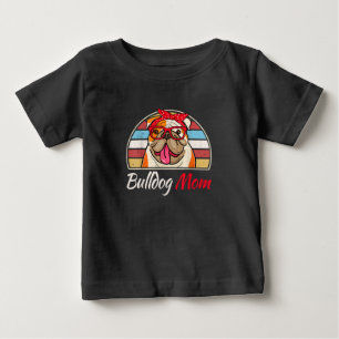 Bulldog Mum English Bulldog Lover Gifts  Women Baby T-Shirt