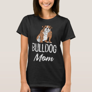 Bulldog Mum Fun Saying Womens T-Shirt