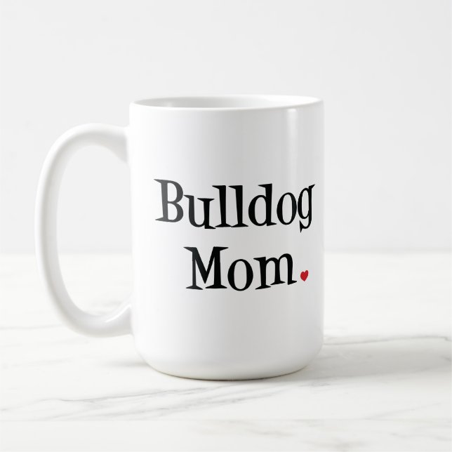 Bulldog Mum Mug (Left)