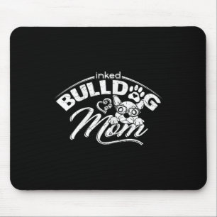 Bulldog Mum Tattoos Old English Bulldog Mum Tattoo Mouse Pad