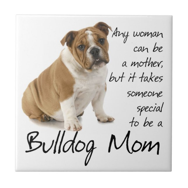 Bulldog Mum Tile (Front)