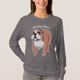 Bulldog Mum Women's Long Sleeve T-Shirt
