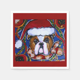 Bulldog napkin