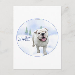 Bulldog Noel Postcard