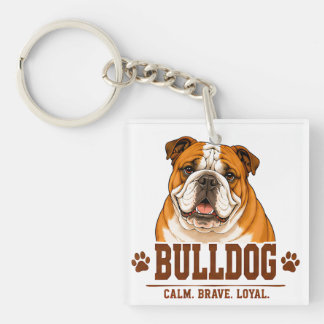 🐾 Bulldog Owner Family Pride 🐾 Key Ring