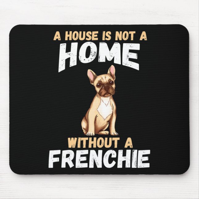 Bulldog Owner  Mouse Pad (Front)