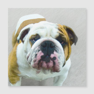 Bulldog Painting - Cute Original Dog Art