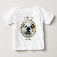 Bulldog Painting - Cute Original Dog Art