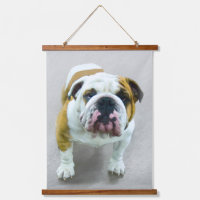 Bulldog Painting - Cute Original Dog Art