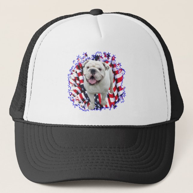 Bulldog Patriot Trucker Hat (Front)