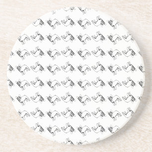 Bulldog Patterns Coaster