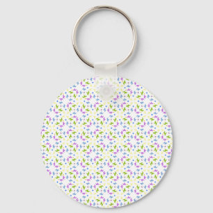 Bulldog Patterns Key Ring