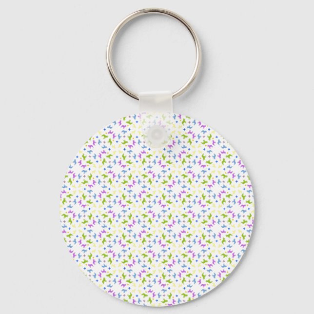 Bulldog Patterns Key Ring (Front)