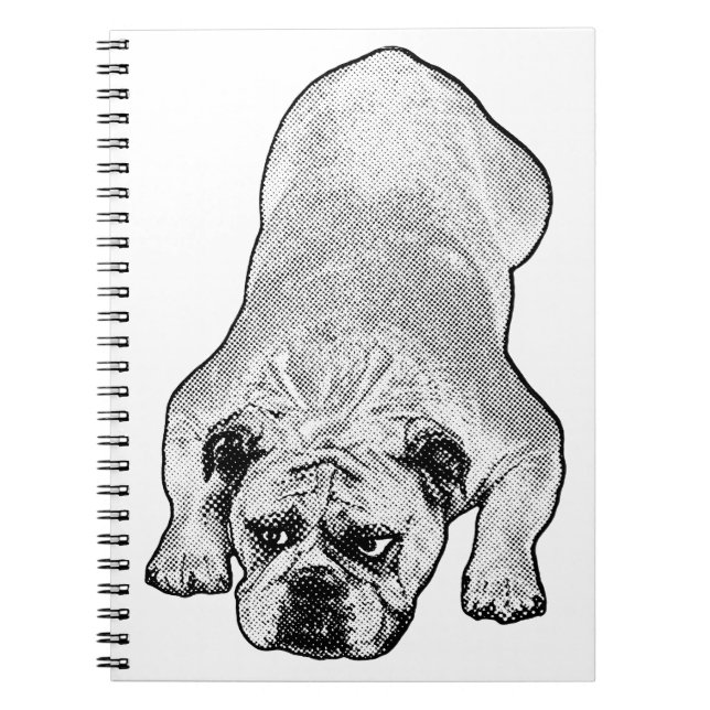 Bulldog Pause Winter Journal (Front)