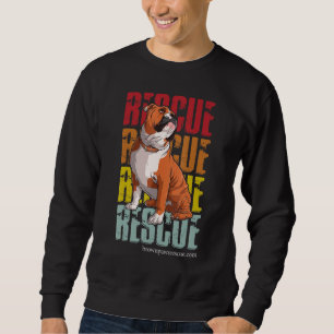 Bulldog Paw Dog Rescue Puppy Sweatshirt
