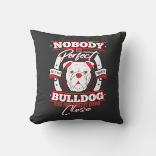 Bulldog Perfection Dog Love Cushion