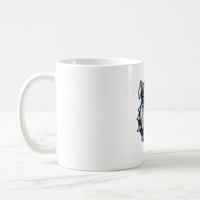 Bulldog pilot coffee mug (Left)