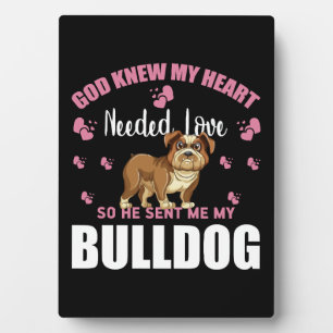 BULLDOG PLAQUE