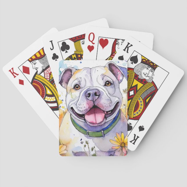 Bulldog Playing Cards (Back)
