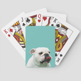 Bulldog Playing Cards